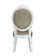 Bone White Leather Versailles Side Chair DN01389 by ACME 14
