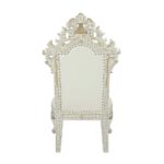 Pearl White Synthetic Leather Adara Side Chair by ACME Dining Chair & Bench Mobilia Cleopatra 16 Pearl White Synthetic Leather Adara Side Chair by ACME 16