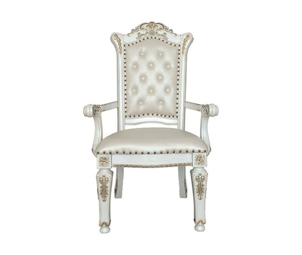 Pearl Leather Vendom Dining Chair DN01349 by ACME - Image 2