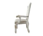 Pearl Leather Vendom Dining Chair DN01349 by ACME Dining Chair & Bench Mobilia Cleopatra 13 Pearl Leather Vendom Dining Chair DN01349 by ACME 13