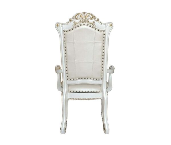 Pearl Leather Vendom Dining Chair DN01349 by ACME - Image 4
