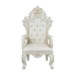Pearl White Synthetic Leather Adara Dining Chair by ACME 14