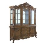 Oak Latisha Hutch & Buffet DN01360 by ACME Curio & Buffet Mobilia Cleopatra 14 Oak Latisha Hutch & Buffet DN01360 by ACME 14