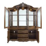 Oak Latisha Hutch & Buffet DN01360 by ACME Curio & Buffet Mobilia Cleopatra 16 Oak Latisha Hutch & Buffet DN01360 by ACME 16