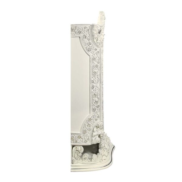 Adara Antique White Wood Curio by ACME - Image 3