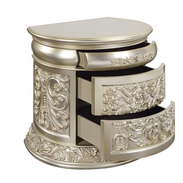 Antique Gold Finish Sorina Nightstand BD01242 by ACME - Image 6