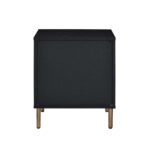 Black, Silver & Gold Myles Nightstand by ACME Luxury Bedroom Furniture Mobilia Cleopatra 16 Black, Silver & Gold Myles Nightstand by ACME 16