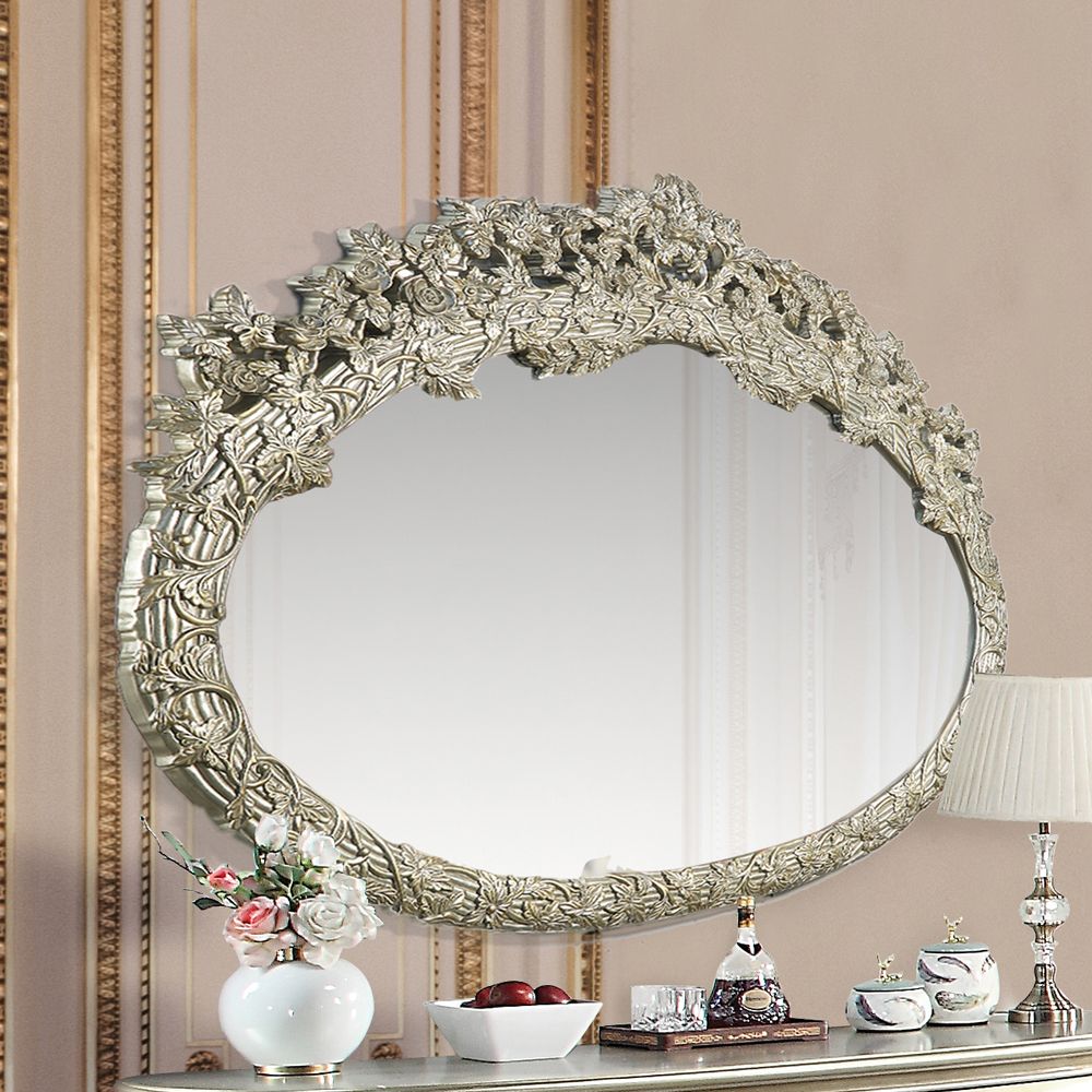 Antique Gold Finish Sorina Mirror BD01243 by ACME
