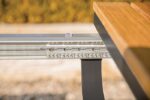 Gun Metal/Natural Teak MACKAY PATIO DINING TABLE GM-2001 BY Furniture of America. 29
