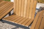 Gun Metal/Natural Teak MACKAY PATIO DINING TABLE GM-2001 BY Furniture of America. 27