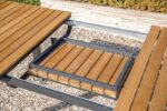 Gun Metal/Natural Teak MACKAY PATIO DINING TABLE GM-2001 BY Furniture of America. 28