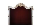 Pearl Leather Vendom Bed by ACME Luxury Bedroom Furniture Mobilia Cleopatra 16 Pearl Leather Vendom Bed by ACME 16