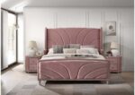 Salonia Bed by ACME Luxury Bedroom Furniture Mobilia Cleopatra 7 Salonia Bed by ACME 7