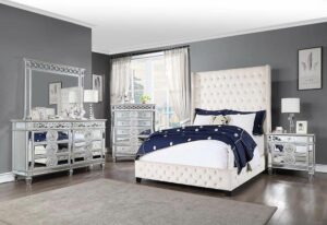 Fabrice Bed By Acme | Mobilia Cleopatra Fabrice Bed by ACME