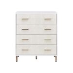 White, Champagne & Gold Myles Chest by ACME Bedroom Chest of Drawers Mobilia Cleopatra 13 White, Champagne & Gold Myles Chest by ACME 13