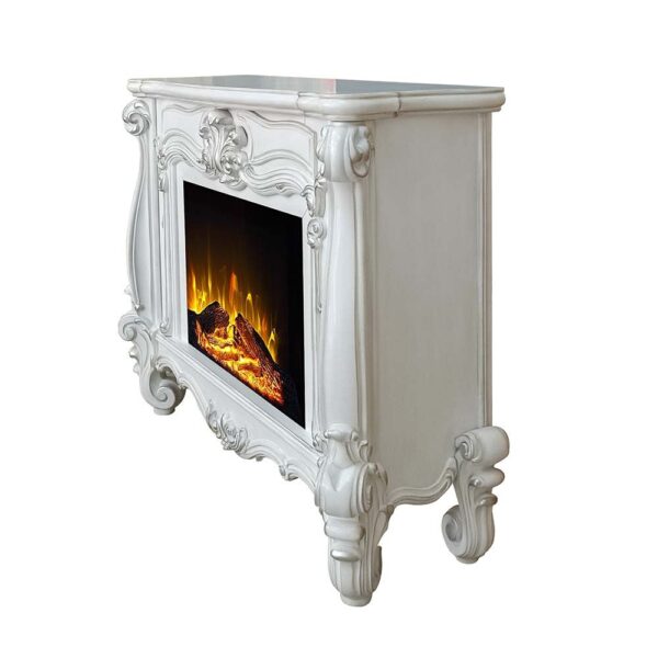 Bone White Versailles Fireplace AC01316 by ACME - Image 2