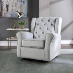Gray Zeger Swivel Chair LV00924 by ACME Living Chairs Mobilia Cleopatra 15 Gray Zeger Swivel Chair LV00924 by ACME 15