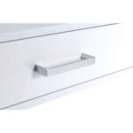 White & Chrome Coleen Desk by ACME 14