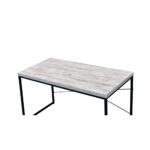 Antique White & Black Jurgen Desk by ACME 13