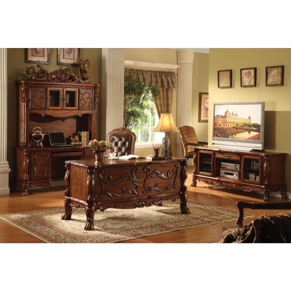 Cherry Oak Dresden Executive Desk 12169 by ACME