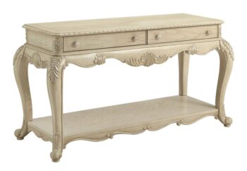 Antique White Finish Ragenardus Sofa Table 86023 by ACME