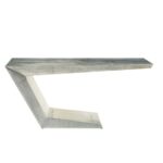 Aluminum Brancaster Executive Writing Desk 92025 by ACME 25