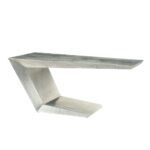 Aluminum Brancaster Executive Writing Desk 92025 by ACME 26