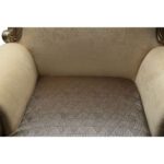 Fabric & Champagne Finish Ranita Chair W/2 Pillows 51042 by ACME 14