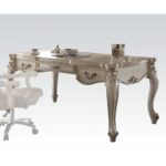 Bone White Versailles Executive Writing Desk 92275 by ACME 11