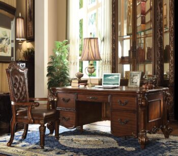 Vendome Executive Writing Desk in Cherry Finish 92125 by ACME