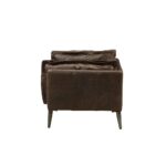 Distress Chocolate Leather Porchester Chair 52482 by ACME 13