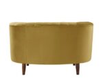Olive Yellow Velvet Millephri Chair LV00165 by ACME 16