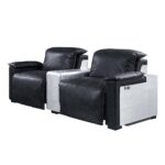 Black Leather Misezon Power Motion Recliner 59952 by ACME 21