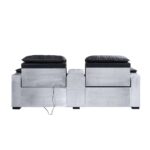 Black Leather Misezon Power Motion Recliner 59952 by ACME 24