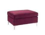 Burgundy Velvet Jaszira Modular – Ottoman 57335 by ACME Benches and Ottomans Mobilia Cleopatra 7 Burgundy Velvet Jaszira Modular – Ottoman 57335 by ACME 7