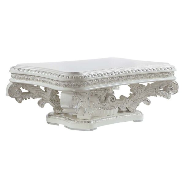 Antique White Finish Vanaheim Coffee Table LV00800 by ACME - Image 3