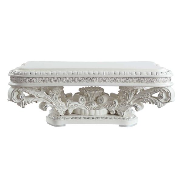 Antique White Finish Vanaheim Coffee Table LV00800 by ACME - Image 4