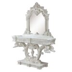Antique White Finish Vanaheim Sofa Table LV00802 by ACME 10