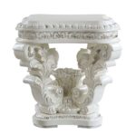 Antique White Finish Vanaheim End Table LV00801 by ACME 7