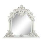 Antique White Finish Vanaheim Mirror LV00807 by ACME 9