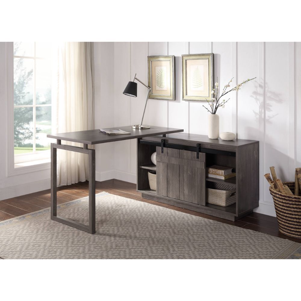 Bellarosa Desk With Cabinet by ACME