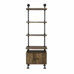 Rustic Oak Ensata II Tv Stand Side Pier LV00141 by ACME TV Consoles & Entertainment Centers Mobilia Cleopatra 13 Rustic Oak Ensata II Tv Stand Side Pier LV00141 by ACME 13