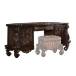 Cherry Oak Versailles Vanity Desk 21107 by ACME Bedroom Vanities Mobilia Cleopatra 8 Cherry Oak Versailles Vanity Desk 21107 by ACME 8