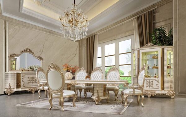 Luxury 9PC Dining Set HD-9093 By Homey Design 9