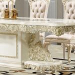 Luxury Dining Room Set HD-959 By Homey Design Homey Design HD-959 Collection Mobilia Cleopatra 15 Luxury Dining Room Set HD-959 By Homey Design 15