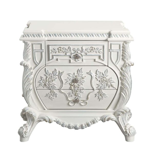 Antique White Finish Vanaheim Nightstand BD00672 by ACME - Image 3