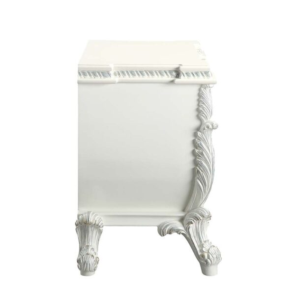 Antique White Finish Vanaheim Nightstand BD00672 by ACME - Image 4
