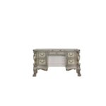 Vintage Bone White Finish Dresden Vanity Desk 28193 by ACME 16