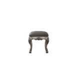 Vintage Bone White & Synthetic Leather Dresden Vanity Stool 28195 by ACME 11