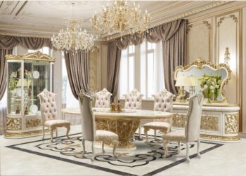 HD-903 – 7 PC DINING ROOM SET BY Homey Design